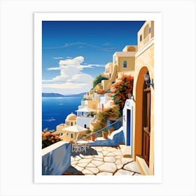 Santorini 5 Art Print