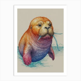 Walrus 8 Art Print