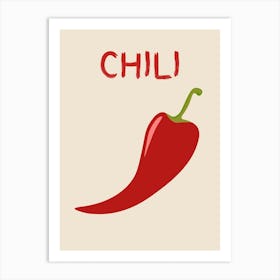 Chili Poster Art Print