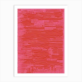 Abstract Red Poster