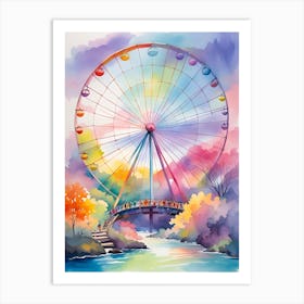 Ferris Wheel 9 Art Print