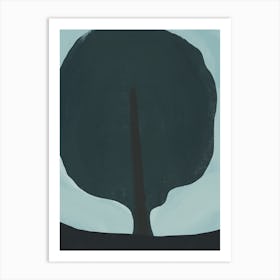 Tree alone Art Print