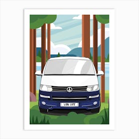 Vw Camper Van 1 Art Print