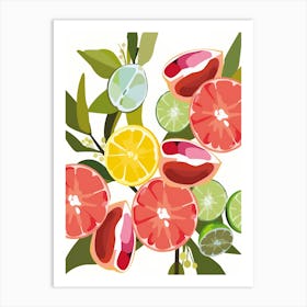 Citrus Fruit Art Print