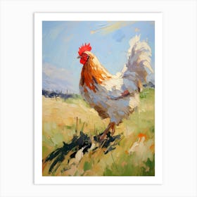 Bird Painting Chicken 1 Art Print
