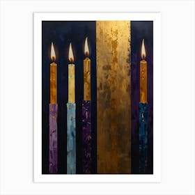 Three Candles 1 Art Print