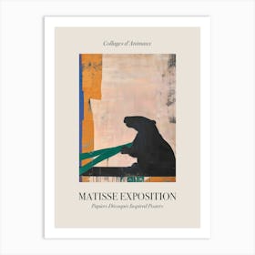 Beaver 4 Matisse Inspired Exposition Animals Poster Art Print