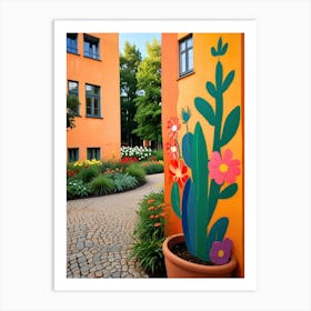 Cactus Garden 1 Art Print