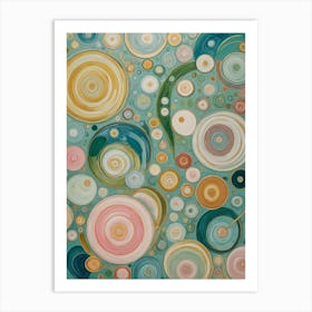 The Dance Of The Circles Art Print