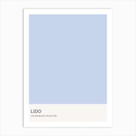 Lido Colour Block Poster Art Print