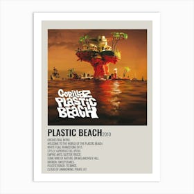 Gorillaz Plastic Beach (Cd) Album Music Poster 1 Art Print