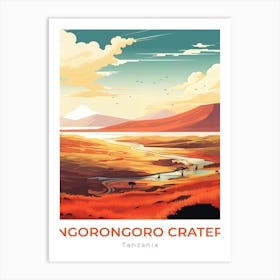 Tanzania Ngorongoro Crater Travel Art Print