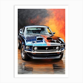 Ford Mustang 1 Art Print