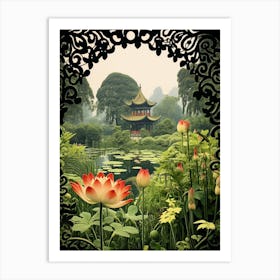Shanghai Botanical Garden China Henri Rousseau Style 4 Art Print