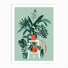 Potted Plants 1 Art Print