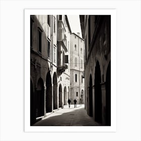 Perugia, Italy,  Black And White Analogue Photography  2 Art Print