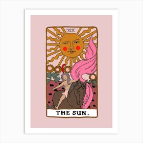 The Sun Tarot Art Print