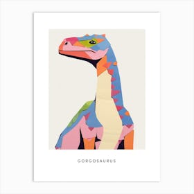 Nursery Dinosaur Art Gorgosaurus Poster Art Print