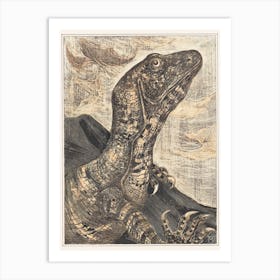 Iguana (1878–1906),Theo Van Hoytema Art Print