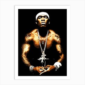 50 cent Art Print