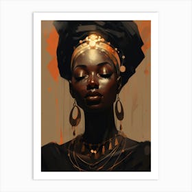 African Beauty Art Print