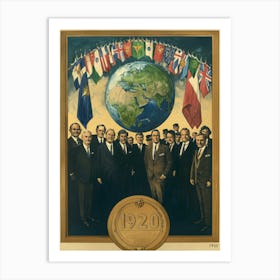 Aihrgdesign A Vintage Poster Commemorating The First Assembly 89cfda3e Cd2e 4f3d 8651 C52601eca9f5 3 Art Print