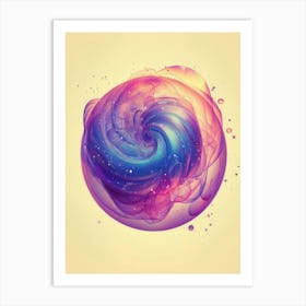 Abstract Swirl 1 Art Print