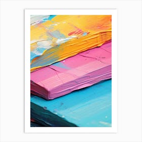 Colorful Paints Art Print