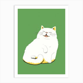 Kawaii Cat Art Print