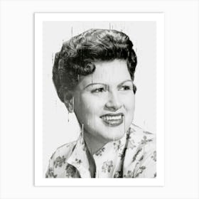 Patsy Cline Art Print