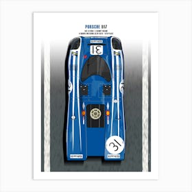 Elford Hulme Porsche 917 Art Print