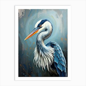 Blue Heron 10 Art Print