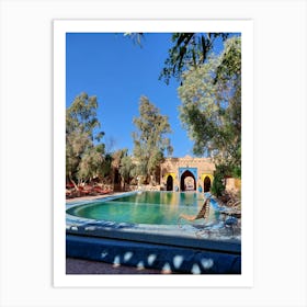 Pool In The Desert Art Print