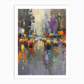 New York City Taxis Art Print