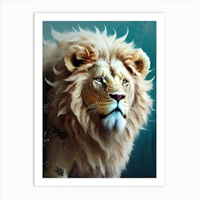 Lion art 42 Art Print