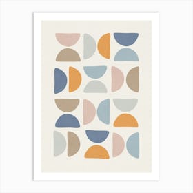 Geometric Shapes 23 2 Art Print