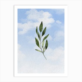 Leaf In The Sky 1 Art Print