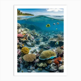 Coral Reef Art Print