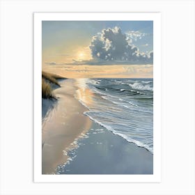 Peaceful Beach 11 Art Print