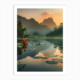 Buddhist Meditation 1 Art Print