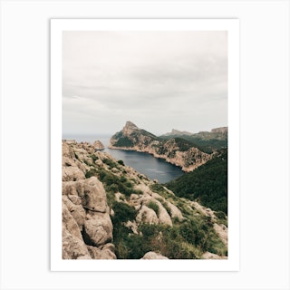 Cliffs Of Cap De Formentor On Mallorca In Spain Art Print