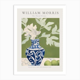 William Morris Blue Vase Art Print