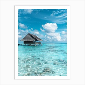 Hut On The Beach 1 Art Print