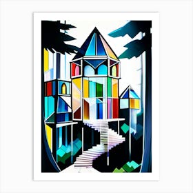 House In The Woods Art Print