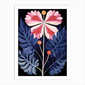 Cineraria 3 Hilma Af Klint Inspired Flower Illustration Art Print