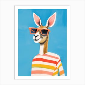 Little Gazelle 1 Wearing Sunglasses Art Print
