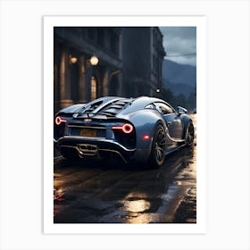 Bugatti Chiron 6 Art Print