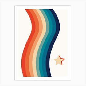 Rainbow Star Art Print
