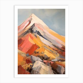 Mullach Nan Coirean Scotland 2 Mountain Painting Art Print