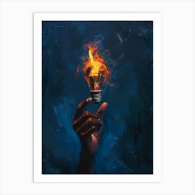 Light Bulb 34 Art Print